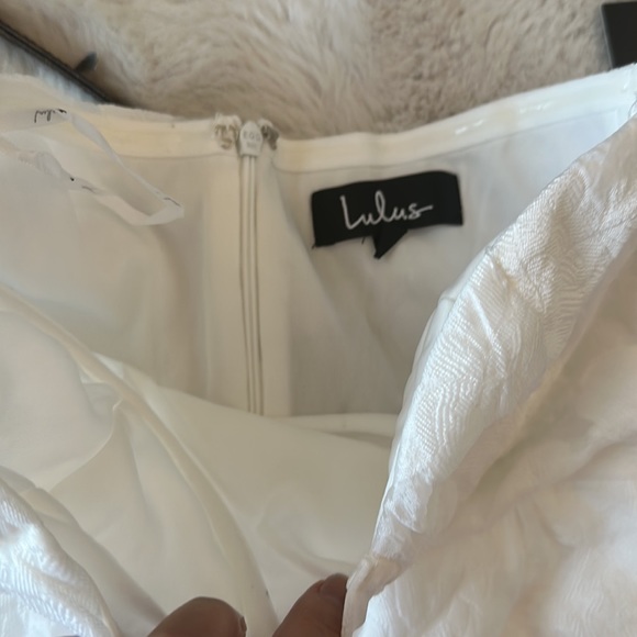 LULU MIDI WHITE DRESS - Picture 3 of 4